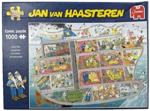 Jan van Haasteren Puzzel 1000 st. Cruiseschip Cruise Ship, Hobby en Vrije tijd, Denksport en Puzzels, Zo goed als nieuw, Verzenden
