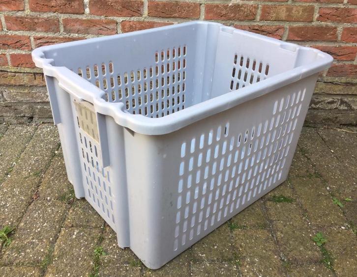 Grote plastic kratten, Huis en Inrichting, Woonaccessoires | Kisten, Gebruikt, Minder dan 50 cm, Minder dan 50 cm, 50 tot 100 cm