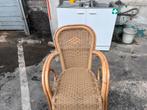 Chaise en bambou rotin, Maison & Meubles, Chaises, Autres couleurs, Enlèvement, Osier ou Rotin, Cinq, Six Chaises ou plus
