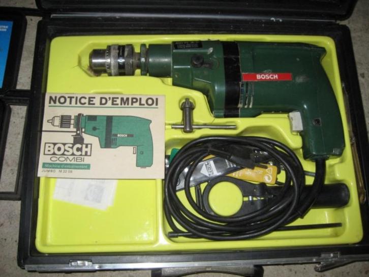 Bosch combi boormachine Type Jumbo D600 450 Watt 950-3500 T, Doe-het-zelf en Bouw, Gereedschap | Boormachines, Zo goed als nieuw