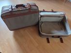2 Reiskoffers Samsonite, Handtassen en Accessoires, Tassen | Reistassen en Weekendtassen, Ophalen, Zo goed als nieuw, Beige, Wieltjes