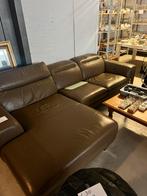 Hoeksalon leder, Huis en Inrichting, Zetels | Complete zithoeken, Ophalen, Zo goed als nieuw