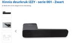 Deurkruk Xinnix IZZY - serie 001 - Zwart - Eeklo, Enlèvement ou Envoi, Comme neuf