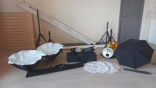 Matériel de studio photo, Audio, Tv en Foto, Fotografie | Fotostudio en Toebehoren, Zo goed als nieuw, Complete fotostudio, Ophalen