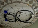 3 VGA monitor kabels – zwart - 1.5 meter - per lot 10€, Ophalen of Verzenden, Nieuw