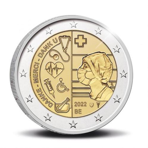 pièce commémorative du covid de 2 €, Postzegels en Munten, Munten | Europa | Euromunten, Losse munt, 2 euro, België, Ophalen