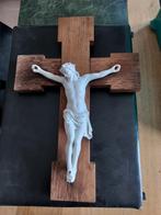 Crucifix porcelaine teco, Antiek en Kunst, Ophalen