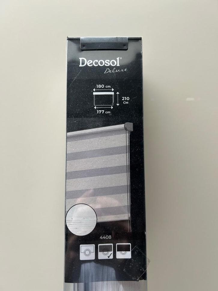 Store enrouleur Decosol 4408 duo Deluxe lin 180x210cm, Maison & Meubles, Ameublement | Rideaux & Stores à lamelles, Neuf, 200 cm ou plus