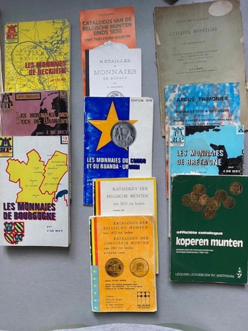 Munten boeken (De Mey, + 60 exemplaren), Postzegels en Munten, Munten | België, Papier, Goud, Verzenden