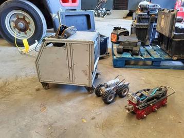 2x easysight hmg riool inspectie robot camera wagen ridgid w beschikbaar voor biedingen