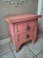 Nachtkastje Vintage scandinavian pink, Enlèvement, Comme neuf