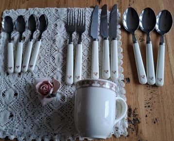1 Grote mok + bestek VOS Home & Garden Decorations beschikbaar voor biedingen