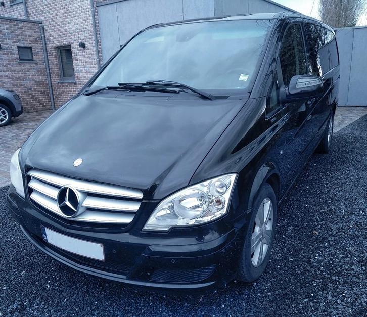 Mercedes Viano 2013 - 165 kW V6 autom. cabine double, Auto's, Mercedes-Benz, Particulier, Viano, Airbags, Airconditioning, Radio