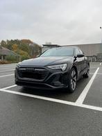 Audi Q8 e-tron 55 Sline Quattro, Auto's, Audi, Automaat, Zwart, Parkeersensor, 2585 kg