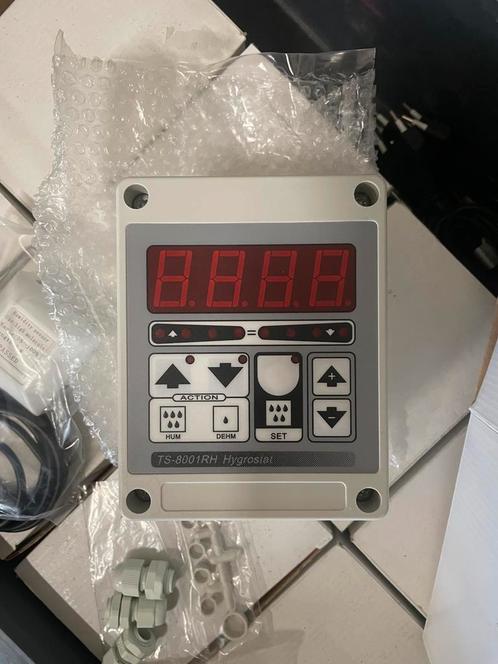 TS‑8001RH Digitale hygrostaat – vochtregeling – NIEUW, Doe-het-zelf en Bouw, Elektriciteit en Kabels, Nieuw, Ophalen of Verzenden