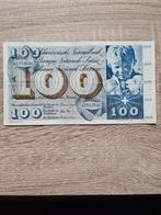 100 frank Suisse, Ophalen of Verzenden, Overige landen, Los biljet
