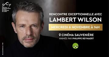 2 tickets rencontre Lambert Wilson 6/11 Liège  disponible aux enchères