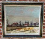 Hendrix Pierre ( 1913 - 1995) Smeltende sneeuw in Wommelgem, Ophalen of Verzenden