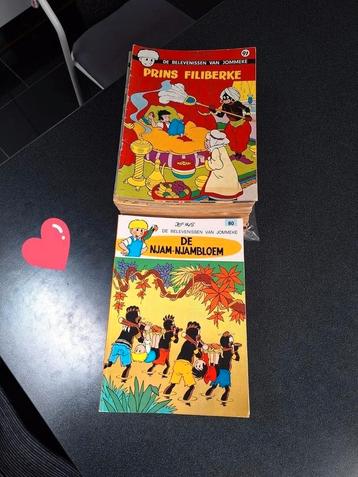 lot van 75 strips jommeke vanaf nr 13...gekleurde en z/ w beschikbaar voor biedingen