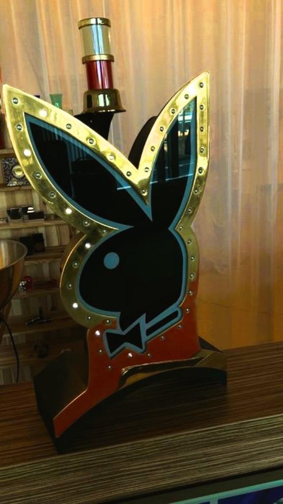 Playboy - lichtbak, Verzamelen, Merken en Reclamevoorwerpen, Gebruikt, Lichtbak of (neon) lamp, Ophalen