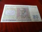 bankbiljet 20 Belgische Fr. 1956, Postzegels en Munten, Los biljet, Ophalen of Verzenden