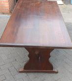 Oude eiken eettafel , kloostertafel 90 x 180, Antiek en Kunst, Ophalen