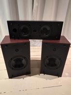 Paar luidsprekers + PBS-middenluidspreker, Ophalen, Gebruikt, Front, Rear of Stereo speakers, Overige merken