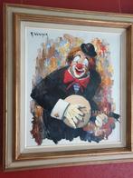 Schilderij M.Werner Clown, Antiek en Kunst, Ophalen