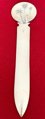 Christofle Briefopener van zilverkleurig metaal in speciale, Antiek en Kunst, Ophalen of Verzenden, Zilver