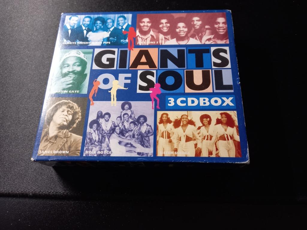 Giants Of Soul 3 x Cd Box = Mint, 1960 tot 1980, Boxset, Ophalen of Verzenden, Zo goed als nieuw