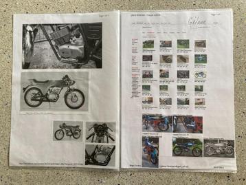 Unieke Map met documentatie Gitane  bromfiets Brommers beschikbaar voor biedingen