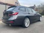 🔥BMW 320e Touring 204Pk - Zwart lederen interieur 🔥, Auto's, Automaat, 1998 cc, 5 deurs, Zilver of Grijs