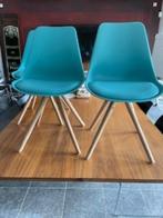 Set stoelen 5 stuks houten poten, Ophalen, Zo goed als nieuw, Hout, Vijf, Zes of meer stoelen
