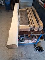 Eiken balken, Doe-het-zelf en Bouw, Hout en Planken, Ophalen, Zo goed als nieuw, Eiken