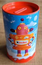Kinder Chocolade: blikken doos/ spaarpot, Ophalen of Verzenden, Gebruikt, Gebruiksvoorwerp