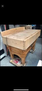 Kapblok, beenhouwersblok met voet met lade! Bieden kan, Ophalen