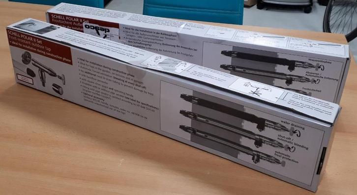 Schell Polar II vorstvrije gevelkraan 1/2 x15mm - 2 stuks, Tuin en Terras, Buitenkranen, Nieuw, Verzenden