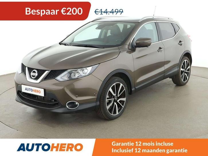 Nissan QASHQAI 1.2 360 (bj 2015, automaat), Auto's, Nissan, Te koop, Qashqai, 360° camera, ABS, Achteruitrijcamera, Airbags, Airconditioning