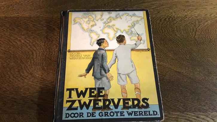 Twee zwervers door de grote wereld(@), Boeken, Prentenboeken en Plaatjesalbums, Gelezen, Prentenboek, Ophalen of Verzenden
