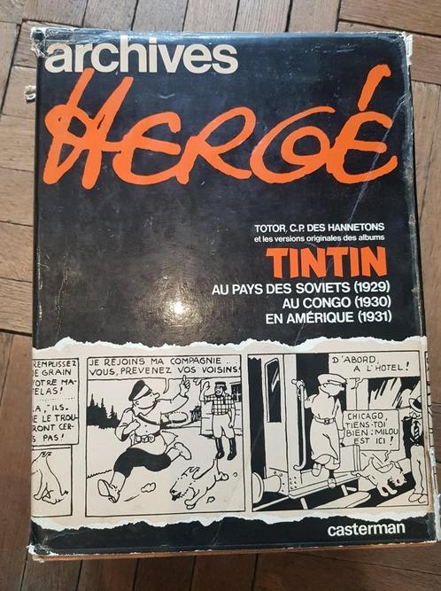 BD TINTIN N&B - Archives Hergé, Boeken, Stripverhalen, Gelezen, Eén stripboek, Ophalen of Verzenden