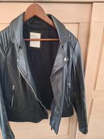 Lederen jas Esprit., Kleding | Dames, Jassen | Zomer, Ophalen, Zo goed als nieuw, Maat 46/48 (XL) of groter, Zwart