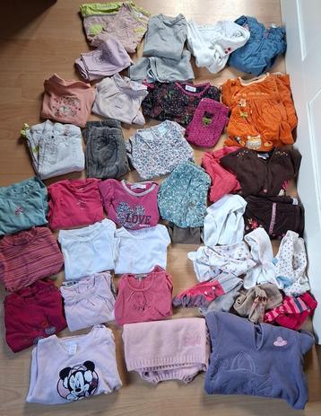 lot 37 vêtements fille hivers T74/12M beschikbaar voor biedingen