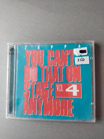 2cd. Frank Zappa. You can't do that on stage... 4. (Sealed).