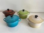 Le Creuset mini potjes, set van 4., Ophalen, Zo goed als nieuw