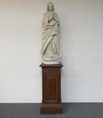 GROOT Mariabeeld op GROTE houten sokkel, Antiek en Kunst, Ophalen