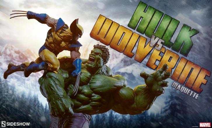 Wolverine Vs. Hulk Sideshow Collectibles, Verzamelen, Beelden en Beeldjes, Nieuw, Ophalen