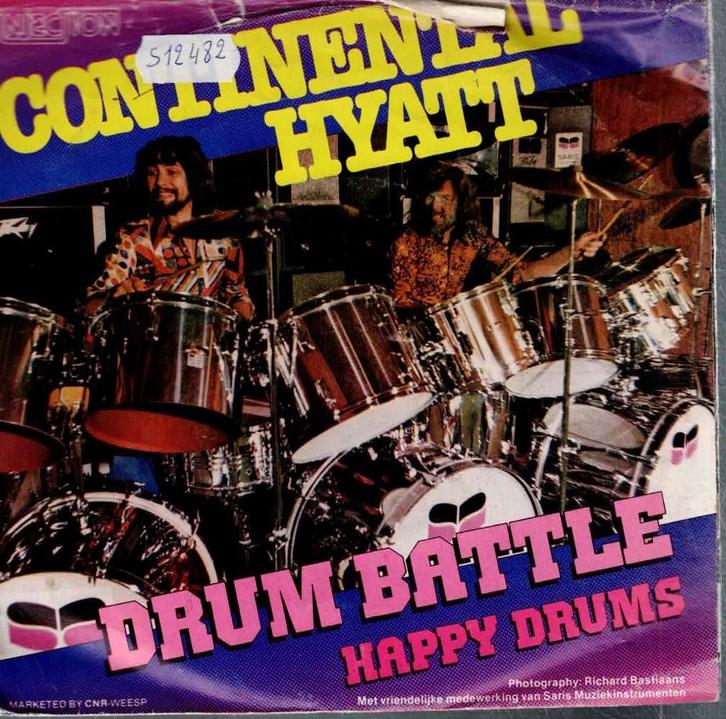 Vinyl, 7"   -   Continental Hyatt – Drum Battle, Cd's en Dvd's, Vinyl | Overige Vinyl, Overige formaten, Ophalen of Verzenden
