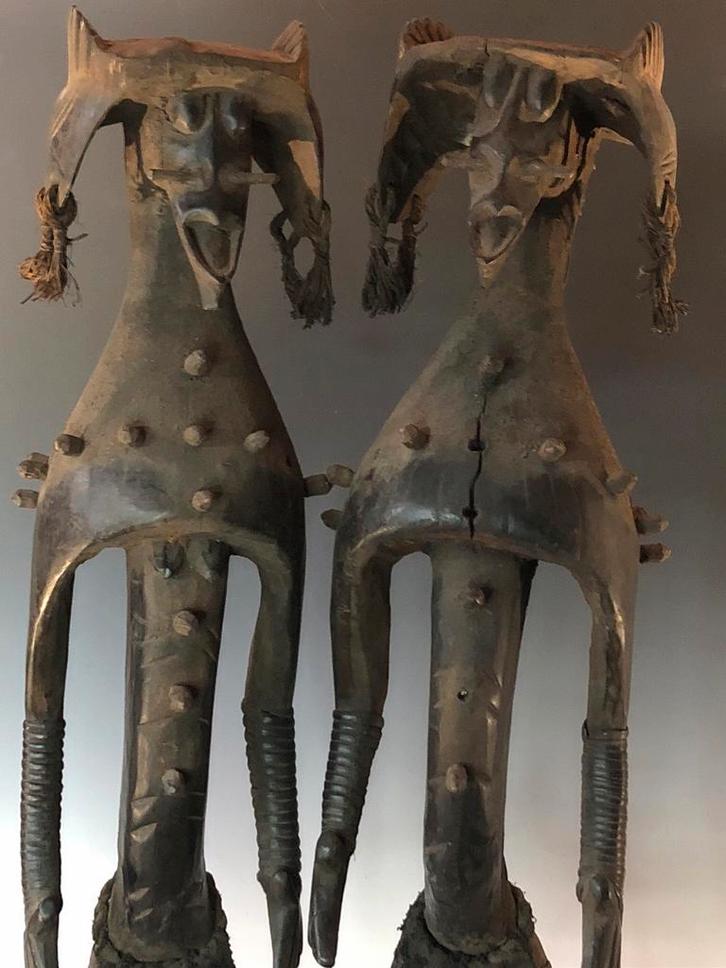 Mumuye oude tribale beelden, Antiek en Kunst, Kunst | Beelden en Houtsnijwerken, Ophalen