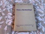 Précis d’arithmétique 1957 V. Herbier J. Horwart Ed AD Wesma, Livres, Livres scolaires, Mathématiques A, Utilisé, Envoi, Collectif