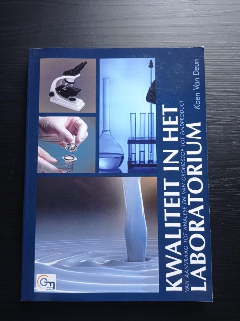Kwaliteit in het Laboratorium, Boeken, Schoolboeken, Ophalen, Scheikunde, Zo goed als nieuw, Koen Van Deun